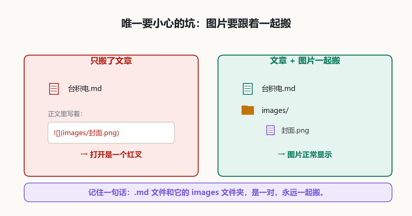文章和图片必须一起搬