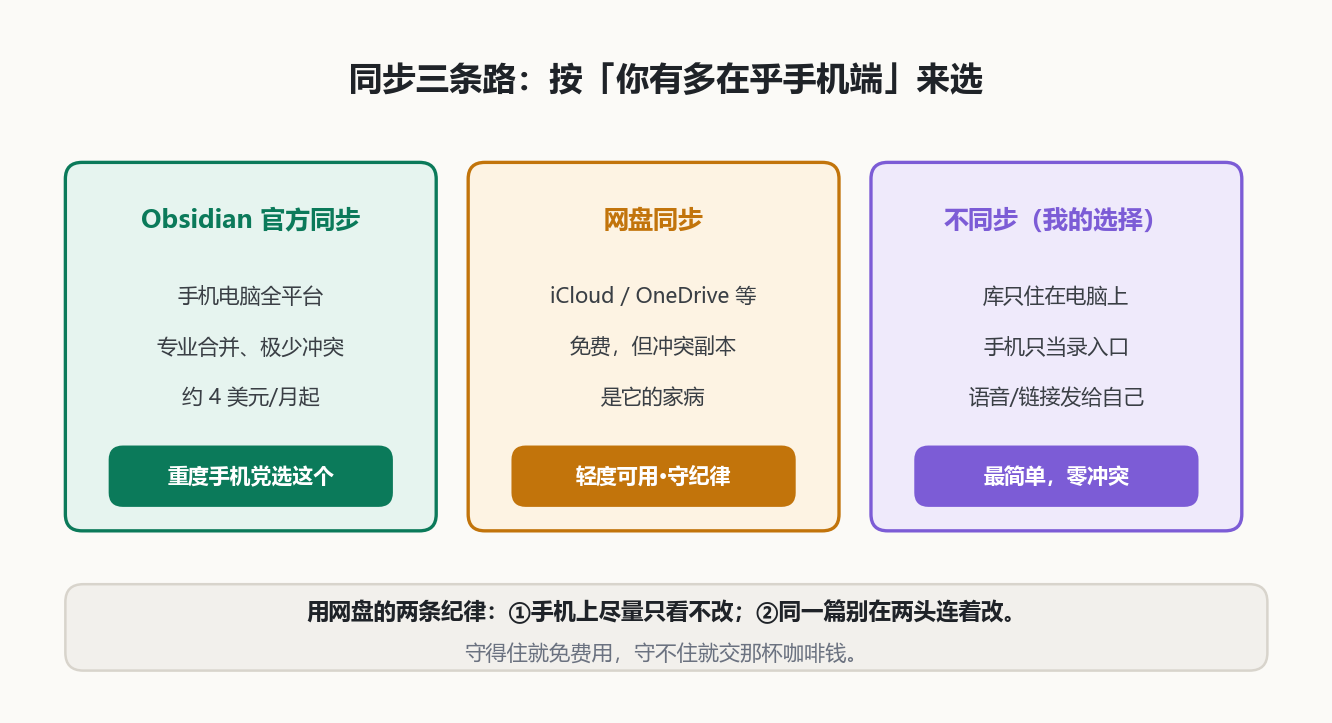同步三方案